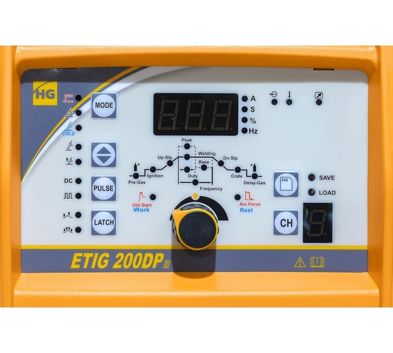 Аппарат аргонодуговой сварки HUGONG ETIG 200DP III (cold tack) НАКС 048304