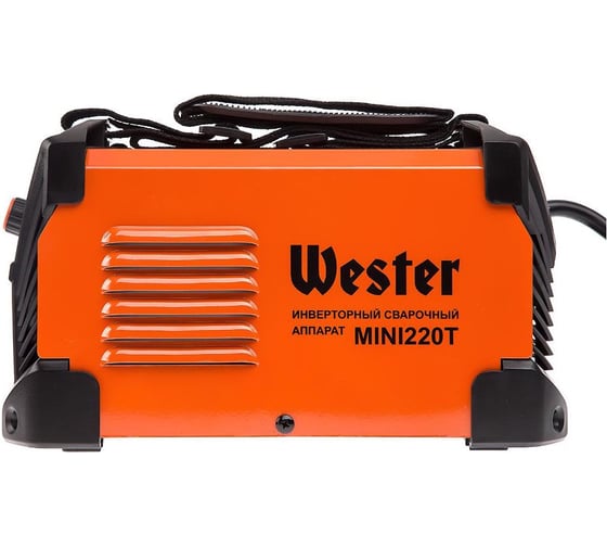 Сварочный инвертор WESTER MINI 220T 30-220A 155В ПВ60% 1.6-5.0мм 439133