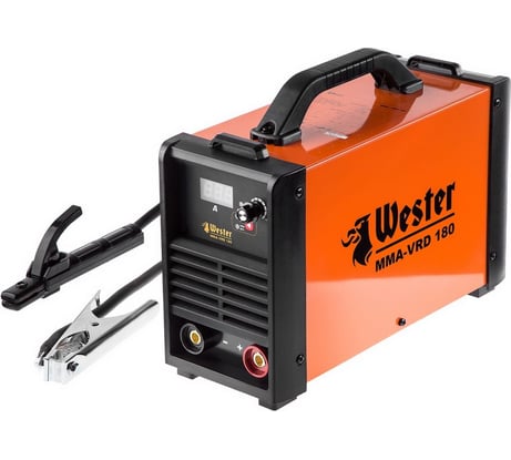 Сварочный инвертор WESTER MMA-VRD 180 10-180A 120-260B ПВ70% 1.6-5.0мм 284337