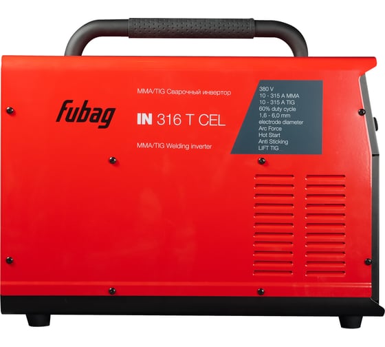 Сварочный инвертор FUBAG IN 316 T CEL, НАКС, 31467.Н