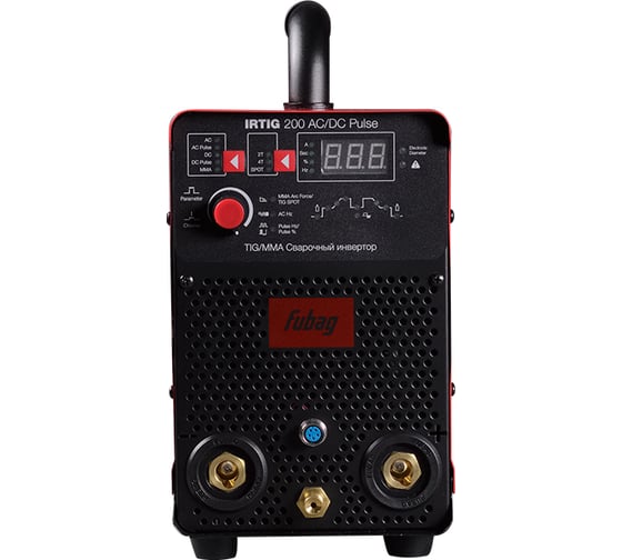 Сварочный инвертор FUBAG IRTIG 200 AC/DC PULSE, горелка FB TIG 26 5P 4m Up&Down, 38459, 31564.1