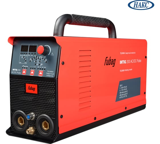 Сварочный инвертор FUBAG INTIG 200 AC/DC PULSE, горелка FB TIG 26 5P 4m, 38459 , НАКС, 31412.1Н