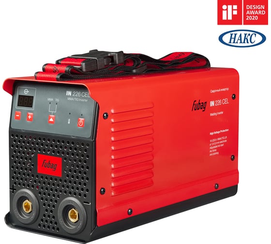 Сварочный инвертор FUBAG IN 226 CEL, НАКС, 31466.Н