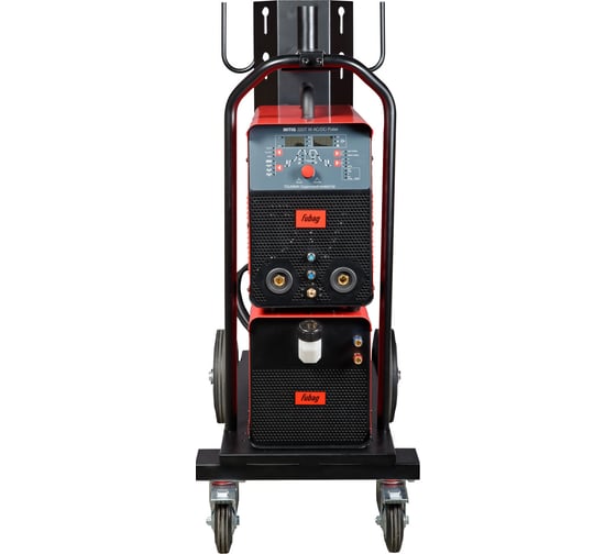 Сварочный инвертор FUBAG INTIG 320 T W AC/DC PULSE, горелка FB TIG 18 5P 4m, Cool 70,тележка,31455.1