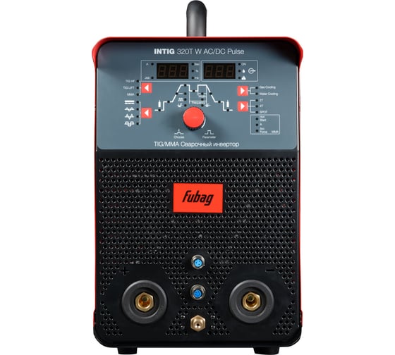 Сварочный инвертор FUBAG INTIG 320 T W AC/DC PULSE, горелка FB TIG 18 5P 4m, Cool 70,тележка,31455.1