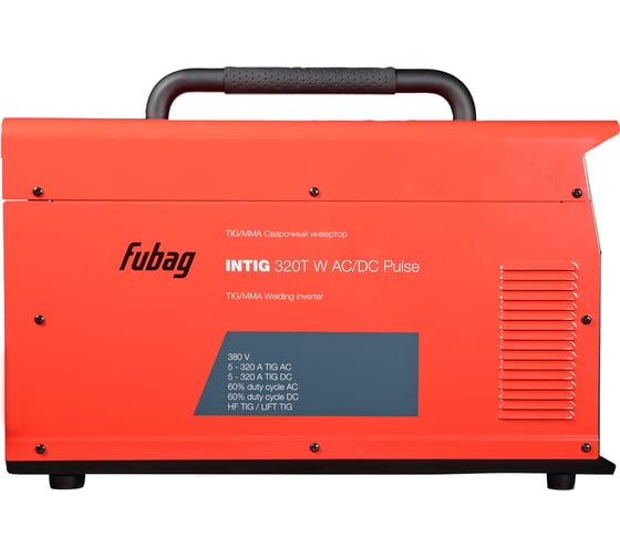 Сварочный инвертор FUBAG INTIG 320 T W AC/DC PULSE, горелка FB TIG 18 5P 4m, Cool 70,тележка,31455.1
