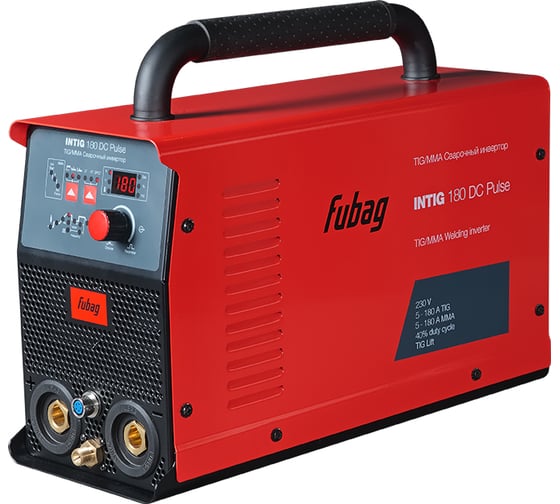 Сварочный инвертор FUBAG INTIG 180 DC PULSE, 31450, горелка FB TIG 26 5P 4m, 38459, 31450.1
