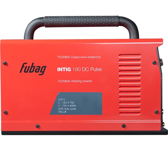 Сварочный инвертор FUBAG INTIG 180 DC PULSE, 31450, горелка FB TIG 26 5P 4m, 38459, 31450.1