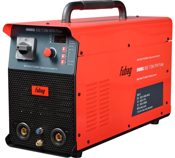 Cварочный полуавтомат FUBAG INMIG 500T DW SYN PULSE (31443) + Подающий механизм_DRIVE INMIG DW SYN PULSE_для арт. 31443 (41105) + Горелка FB 400 3m (38449) + Шланг-пакет 31443.8