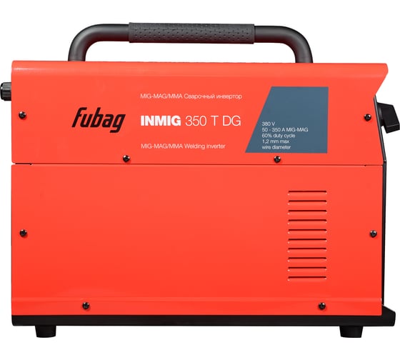 Сварочный инверторный полуавтомат FUBAG INMIG 350T DG, под. мех., шланг 5 м, горелка FB 450 3m,31438.1Н