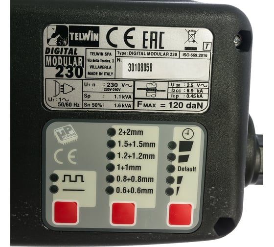 Сварочный аппарат Telwin Digital Modular 230 823016
