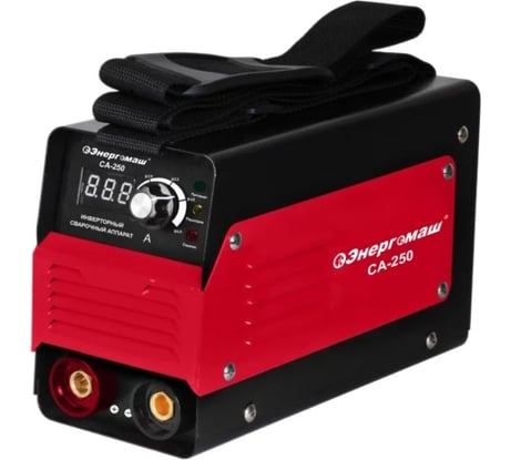 Сварочный аппарат Энергомаш 250А, Touch start/ArcForce/AntiStick, 180-250 В СА-250