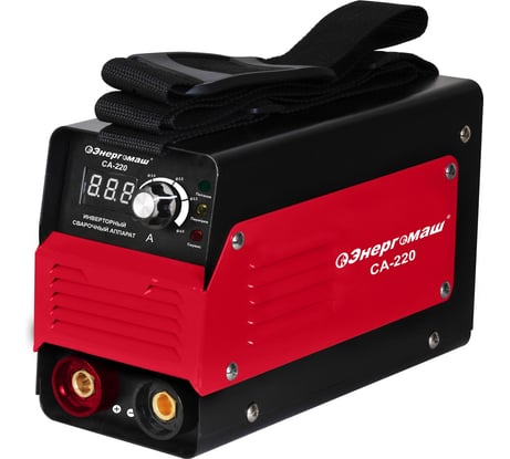 Сварочный аппарат Энергомаш 220А, Touch start/ArcForce/AntiStick, 180-250 В СА-220