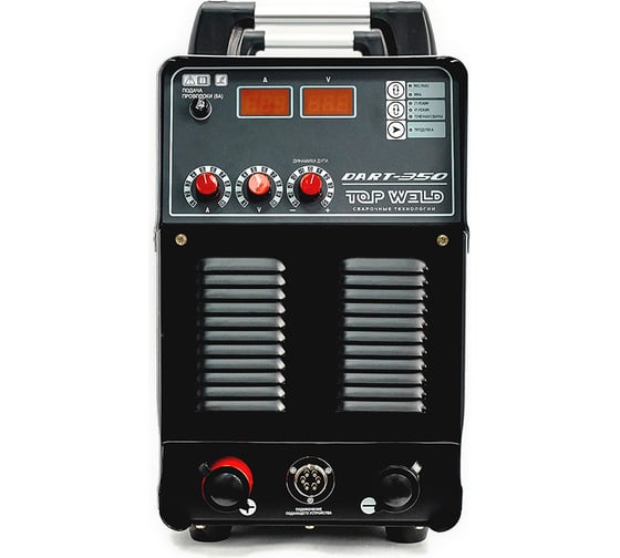 Инвертор полуавтоматической сварки TopWeld TW Dart-350 (IGBT/ 350A / 380V) (скомплект. горелка+клемма) TW.112.120350