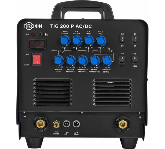 Аппарат аргонодуговой сварки ПТК ПРОФИ TIG 200 P AC/DC 00000032164