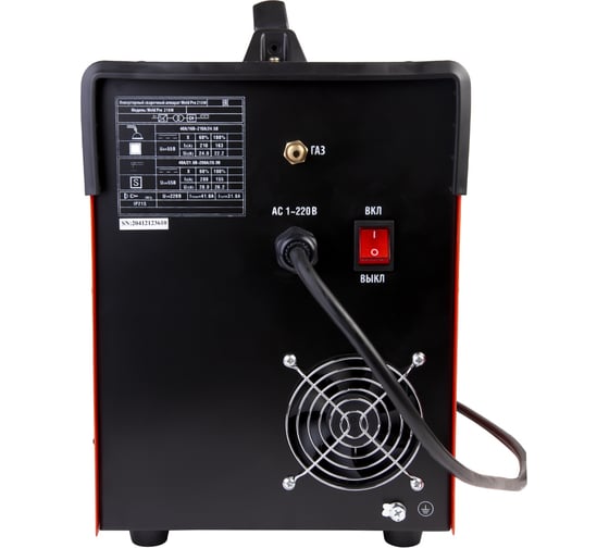 Универсальный сварочный инверторный аппарат WIEDERKRAFT Weld Pro 210M
