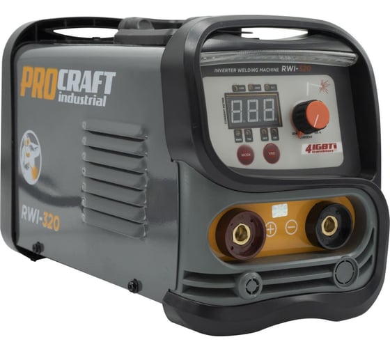 Сварочный аппарат инверторный PROCRAFT 6,8кВт, 20-320А, ММА RWI-320
