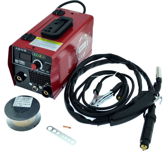 Сварочный полуавтомат OWNACE инвертор MIG 160K (230 V±15%,3,2 кВт, 160 A(MIG/MМА), ПВ=160 А/30%, 3.4 кг, 0.8 261-587