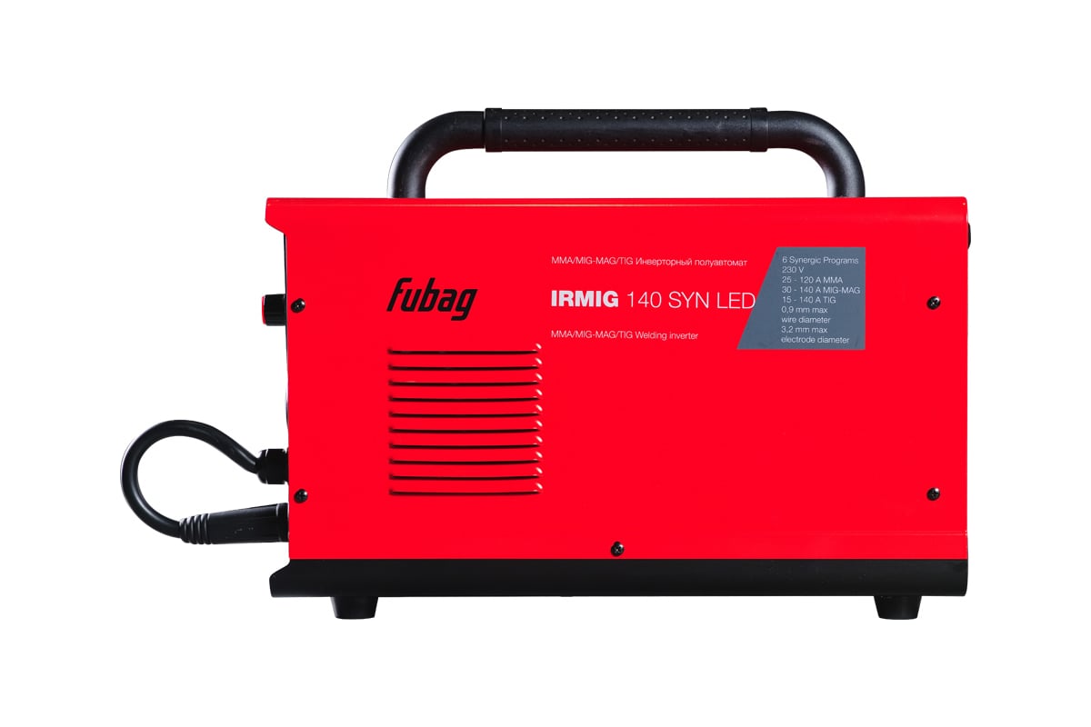 Сварочный полуавтомат FUBAG IRMIG 140 SYN LED с горелкой 150А в ...