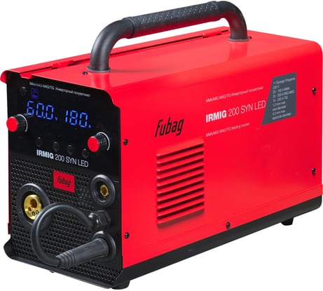Сварочный полуавтомат FUBAG IRMIG 200 SYN LED с горелкой 250А в комплекте 646404