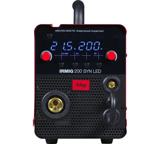 Сварочный полуавтомат FUBAG IRMIG 200 SYN LED с горелкой 250А в комплекте 646404