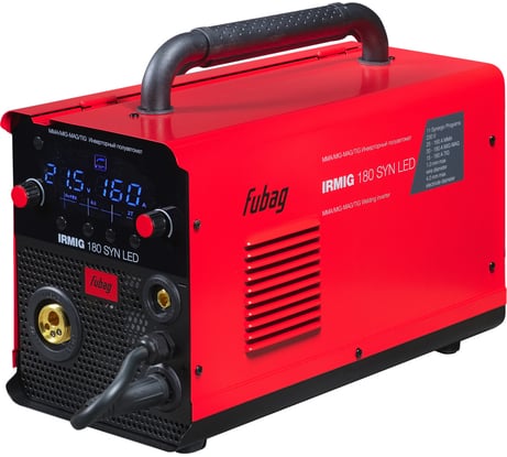 Сварочный полуавтомат FUBAG IRMIG 180 SYN LED с горелкой 250А в комплекте 646403