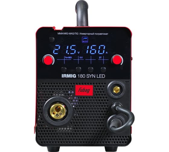 Сварочный полуавтомат FUBAG IRMIG 180 SYN LED с горелкой 250А в комплекте 646403