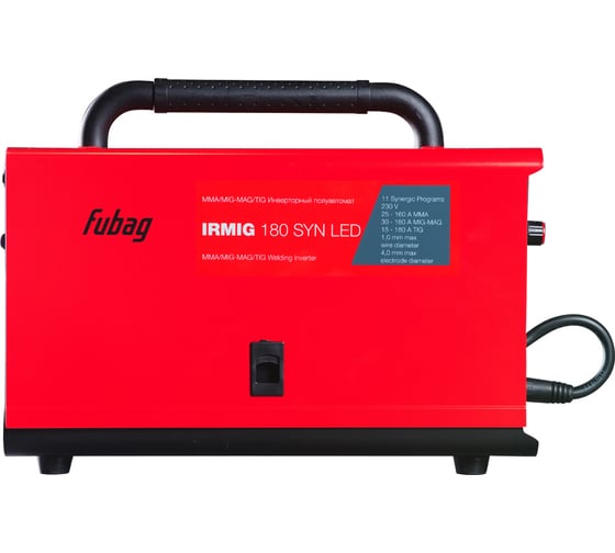 Сварочный полуавтомат FUBAG IRMIG 180 SYN LED с горелкой 250А в комплекте 646403