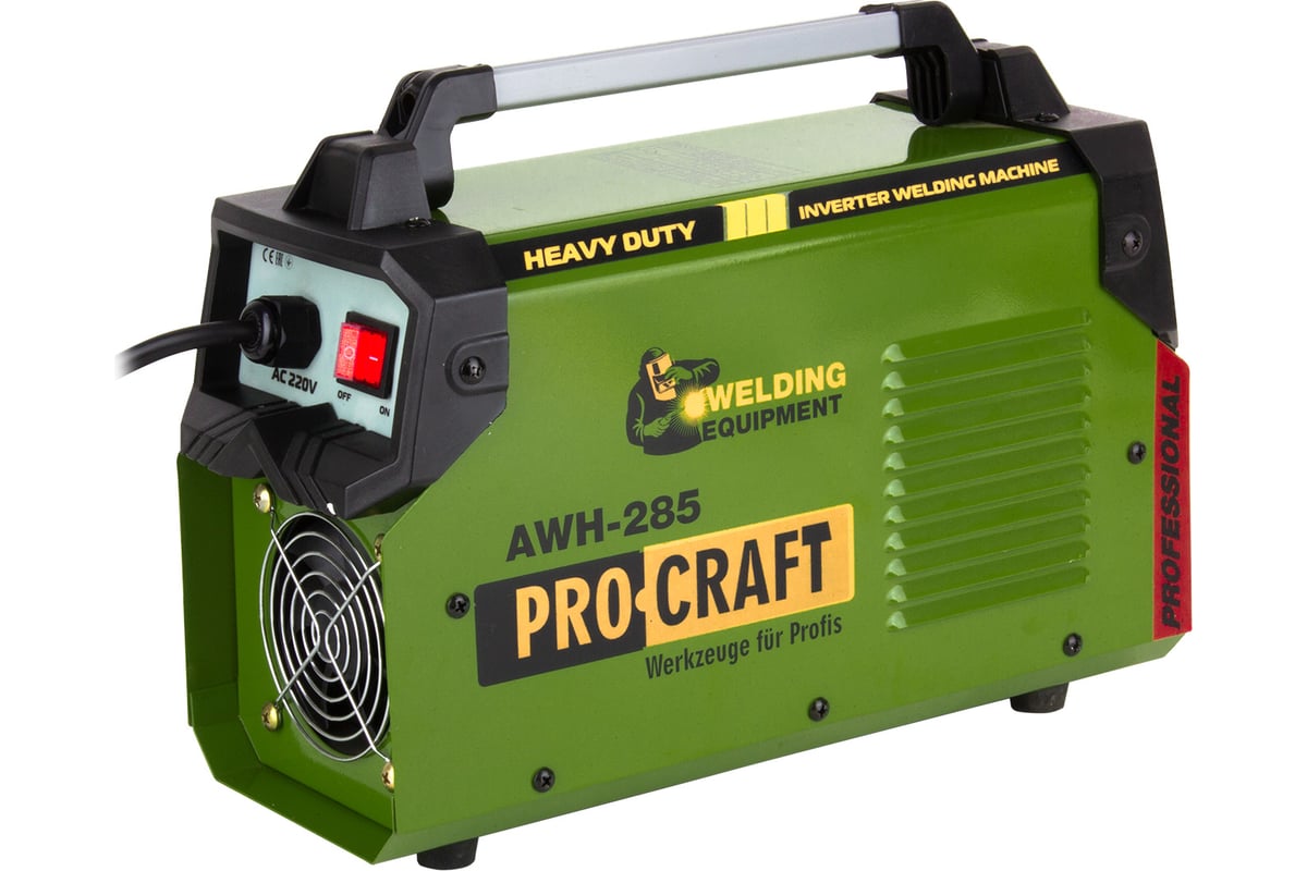 Инверторный сварочный аппарат PROCRAFT AWH-285 - доступная цена ...