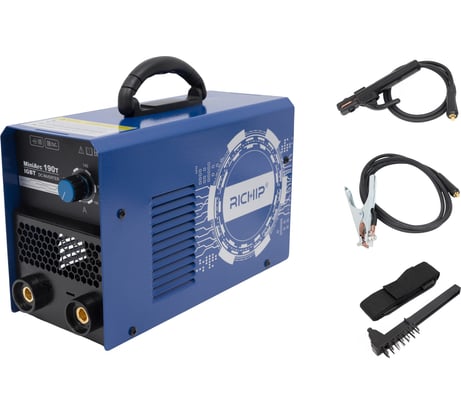 Инверторный сварочный аппарат (190 А; 2+1.5 м; ПВ 60%) Richip MiniArc 190T