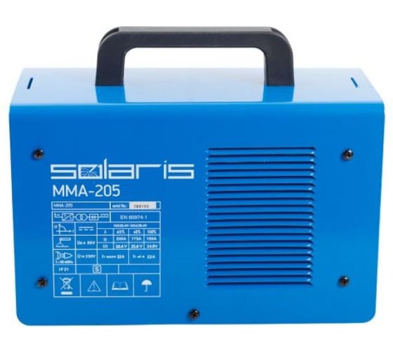 Инвертор сварочный SOLARIS MMA-205