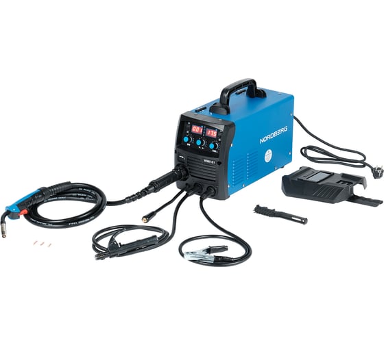 Инверторный сварочный аппарат NORDBERG MIG+MMA, 220V WMI61 1