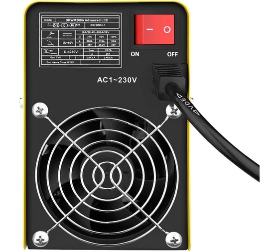 Сварочный аппарат DEKO 200А DKWM200A LCD Advanced 051-4676