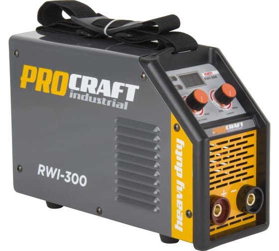 Сварочный аппарат инверторный PROCRAFT 6,3кВт, 20-300А, ММА RWI-300