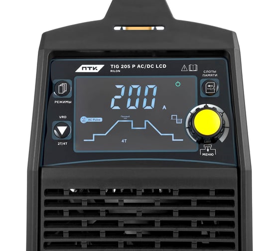 Аппарат аргонодуговой сварки ПТК RILON TIG 205 P AC/DC LCD 00000043405