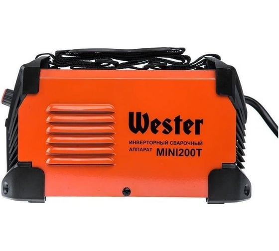 Сварочный инвертор WESTER MINI 200Т 30-200A 155В ПВ60 1.6-5.0мм 439132