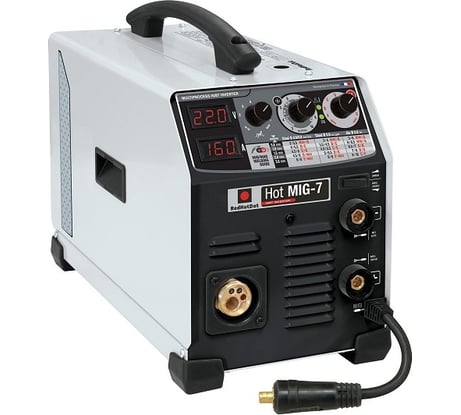 Инверторный полуавтомат RedHotDot HOT MIG-7 MIG MAG Alu и дуговая сварка ММА 901131