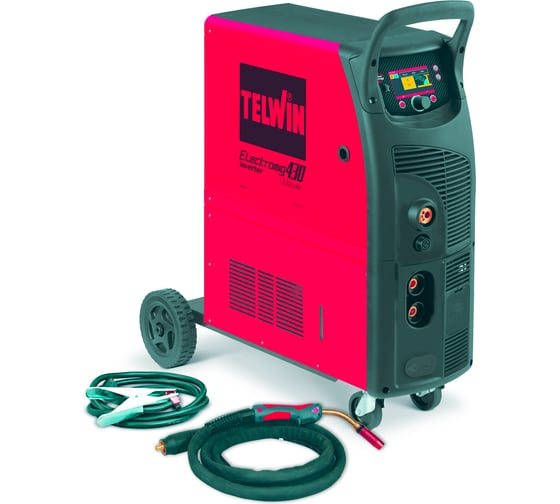 Сварочный импульсный полуавтомат Telwin ELECTROMIG 430 WAVE AQUA 400 V 816254