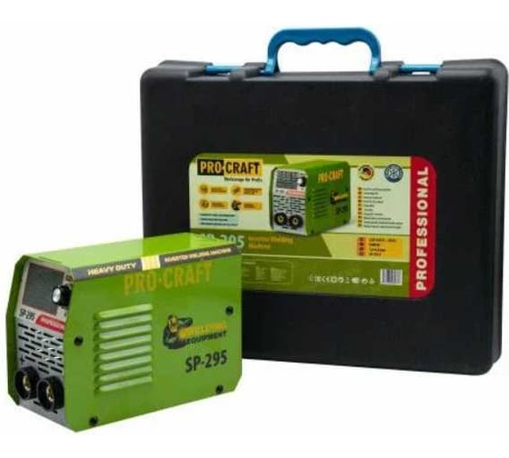 Сварочный аппарат инверторный PROCRAFT 5кВт, 20-250А, ММА/LIFT-TIG SP-295 BMC