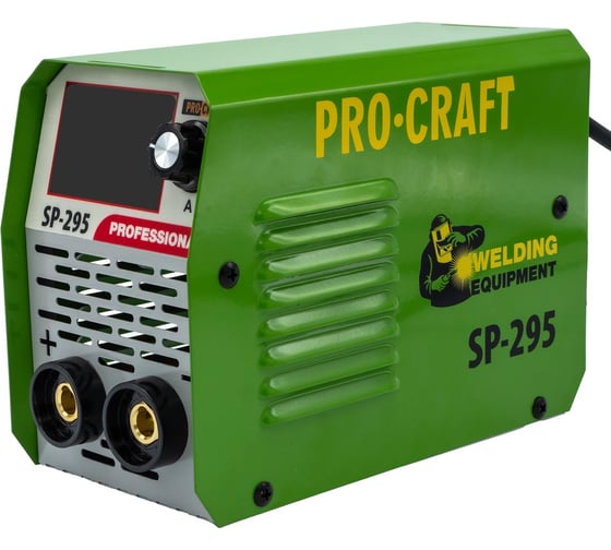 Сварочный аппарат инверторный PROCRAFT 5кВт, 20-250А, ММА/LIFT-TIG SP-295 BMC 1