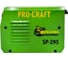 Сварочный аппарат инверторный PROCRAFT 5кВт, 20-250А, ММА/LIFT-TIG SP-295 BMC 12