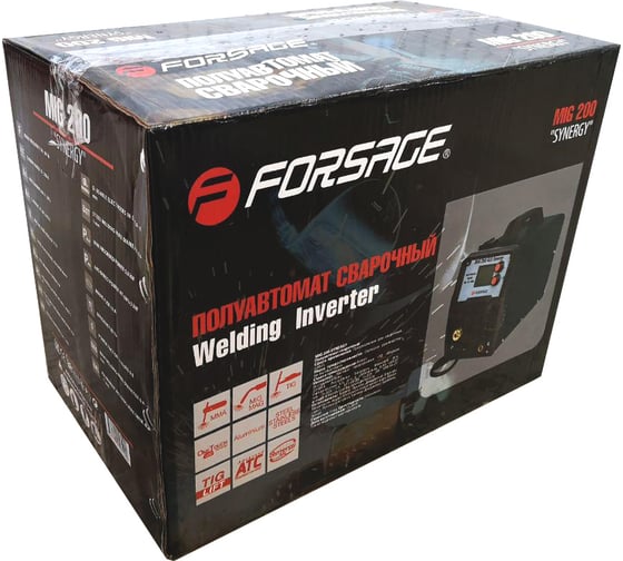 Сварочный аппарат Forsage MIG, MMA, TIG 28270 F-MIG200 SYNERGY F-MIG200 SYNERGY(28270)