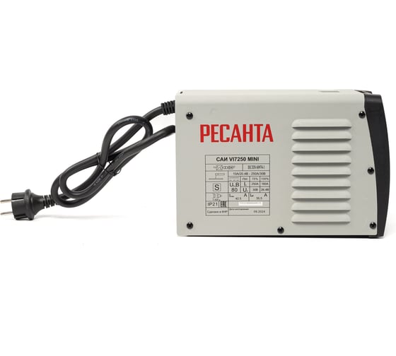 Сварочный аппарат инверторный Ресанта САИ VI7250 MINI 900/65/200