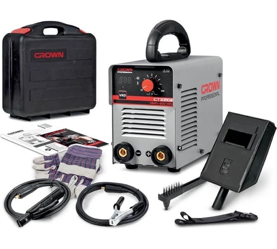 Сварочный инвертор постоянного тока Crown ММА CT33102IMC