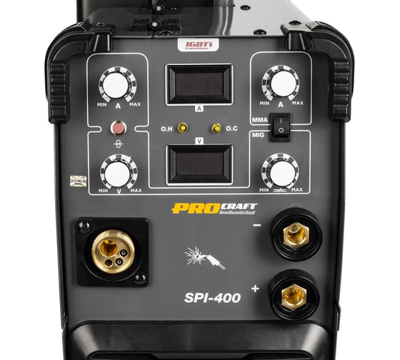 Инверторный сварочный полуавтомат бренд Industrial PROCRAFT SPI-400
