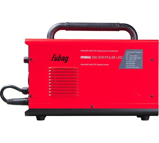 Сварочный полуавтомат FUBAG IRMIG 200 SYN PULSE LED (с горелкой 250А в комплекте) 646405