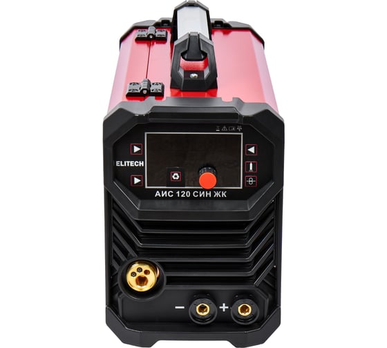 Сварочный инвертор Elitech MIG/MAG АИС 120 СИН ЖК 204747
