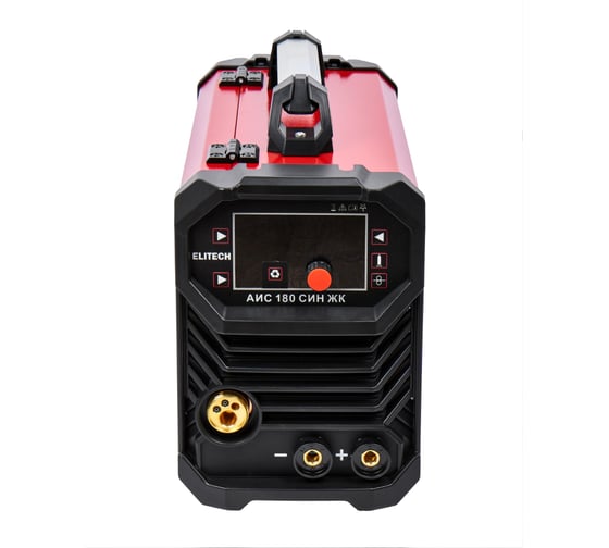 Сварочный инвертор Elitech MIG/MAG АИС 180 СИН ЖК 204749
