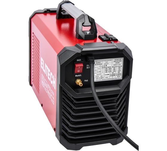 Сварочный инвертор Elitech MIG/MAG АИС 180 СИН ЖК 204749