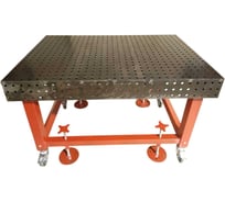 Сварочный мобильный стол Ferrous Metal 2500х1250х100, 6 мм cмc250012501006